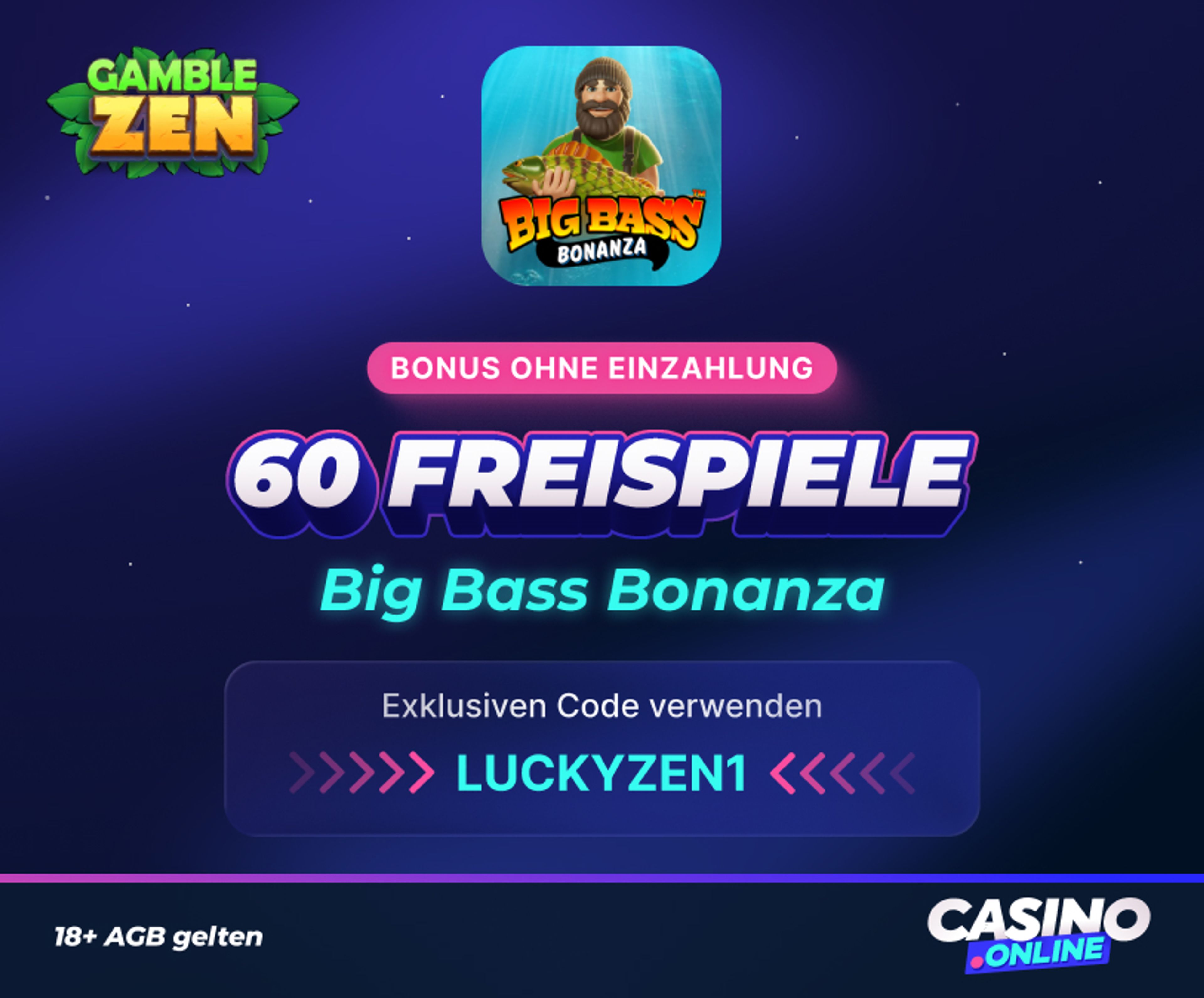 GambleZen Casino Bonus ohne Einzahlung